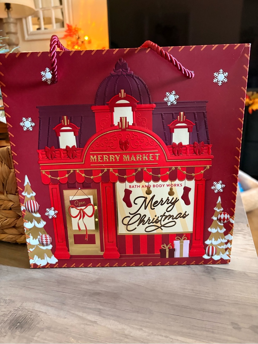 Christmas set..Bath & body Works Japanese Cherry Blossom Merry Market box set